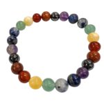 7 Chakra Beaded Stretch Healing Stone Bracelets - Image 3