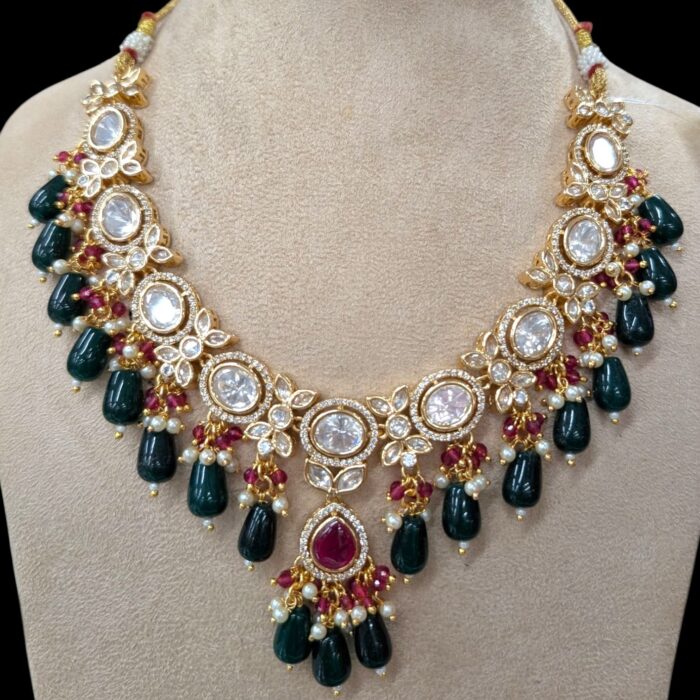 Necklace with earrings | Semi Precious Necklace and Earring Set - Image 7