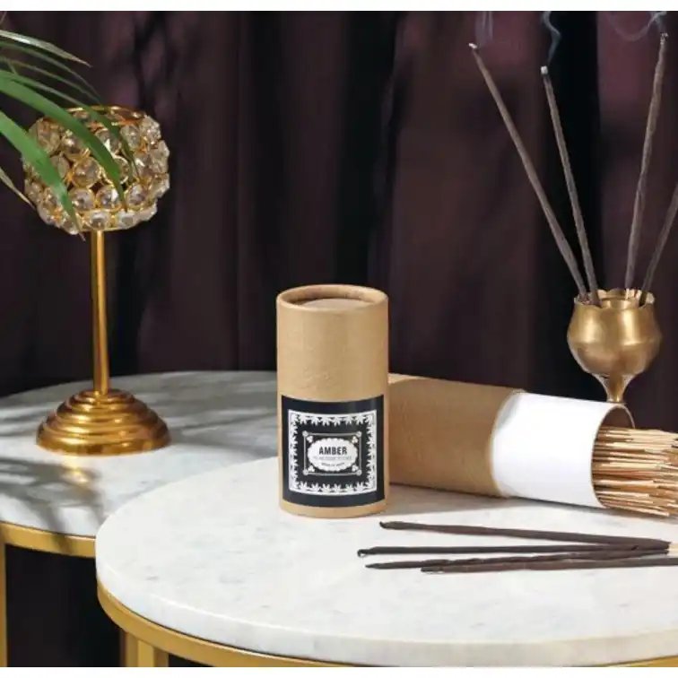 Aromatic combination of Ambergris , Sandalwood and Musk Aromatic combination of Ambergris , Sandalwood and Musk | 200 hand rolled Incense Stick combo