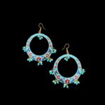 Meena Earrings - Blue - Image 3
