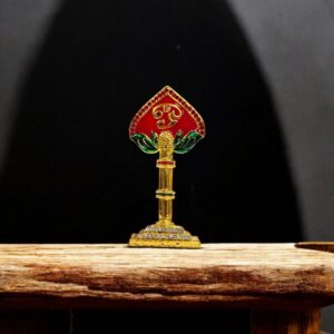 Sri Murugan Vel Idol - Red color Finish | Statue for Car Dashboard