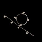 Silver Anklets with ghungroo