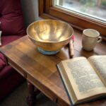 Hand beaten Brass Tibetan Singing Bowl – 9.5 inch – Matt Finish