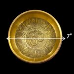 7 inch - Brass Singing Bowl - Machine made - Image 5