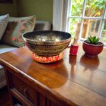 Fine Etched Handmade Singing Bowl - Ten inch