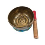 Fine Etched Handmade Singing Bowl - 5.5 inch - Image 5