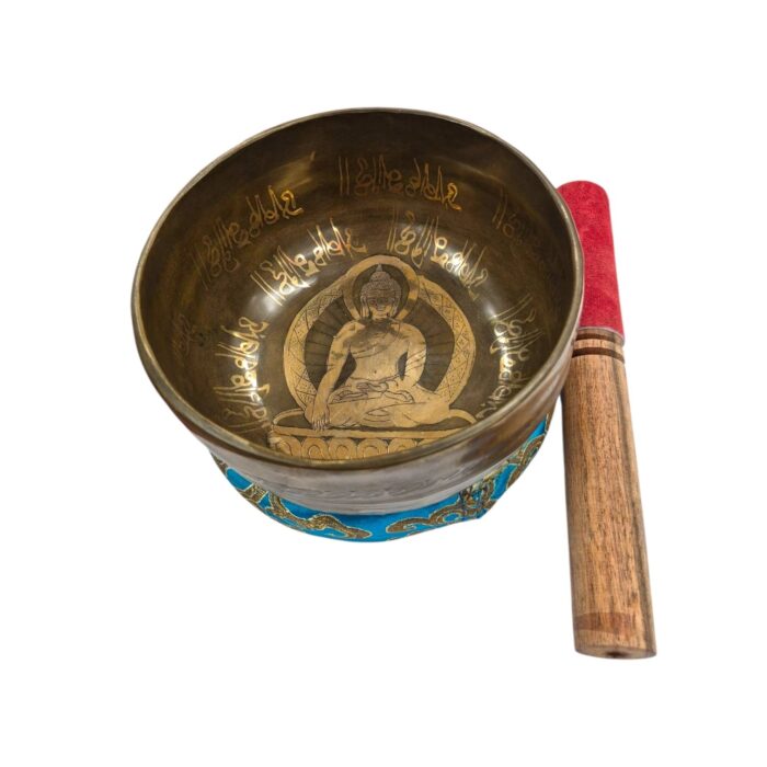 Fine Etched Handmade Singing Bowl - 5.5 inch - Image 5