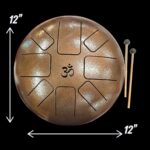 Steel Tongue Drum with a Carry Bag - 12 Inches - Image 4