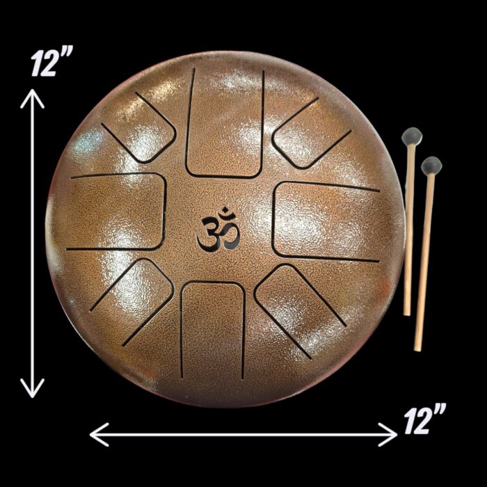 Steel Tongue Drum with a Carry Bag - 12 Inches - Image 4