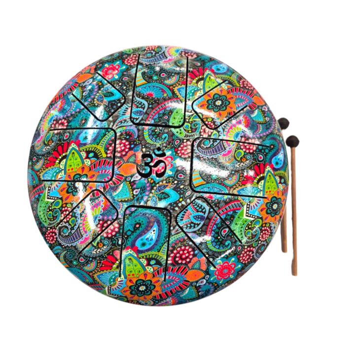 Steel Tongue Drum with a Carry Bag - 12 Inches - Image 2