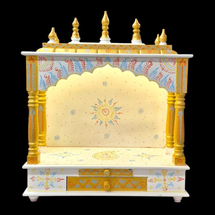 Wooden puja mandir for home