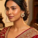 AD Party Wear Stud Earrings - Image 2