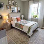 Embroidery Cotton Tapestry - Lite Green - Image 3