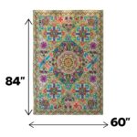 Embroidery Cotton Tapestry - Lite Green - Image 4