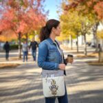 Natural Hemp Shoulder Bag - Dream catcher - Image 2