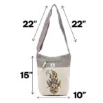 Natural Hemp Shoulder Bag - Dream catcher - Image 4