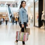 Embroidered Patchwork Tote Bag