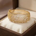 Luxury AD stone Bracelet | Diamond-style statement kada for women