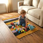 Hand woven Rug - 66 inch - Image 2