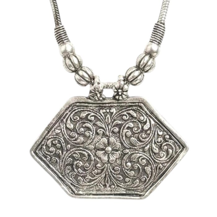 Oxidized Pendant chain necklace - Image 6