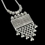 Oxidized Pendant chain necklace - Image 4