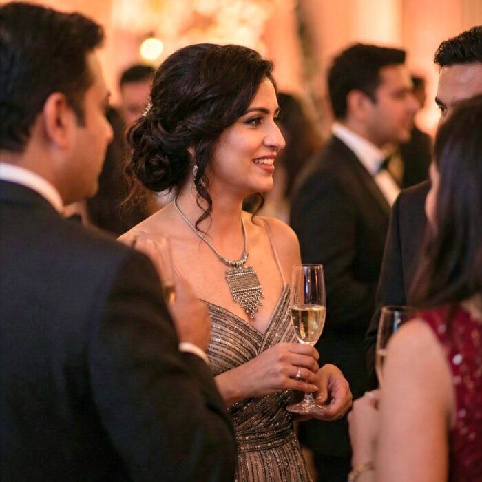 Oxidized Pendant chain necklace - Image 2