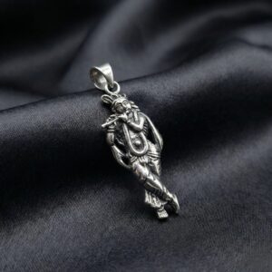 Pure Silver Shri Krishna Pendant | 925 Sterling Silver