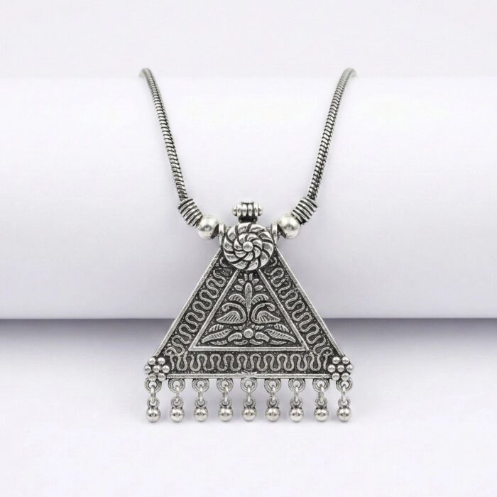 Oxidized Pendant chain necklace - Image 6