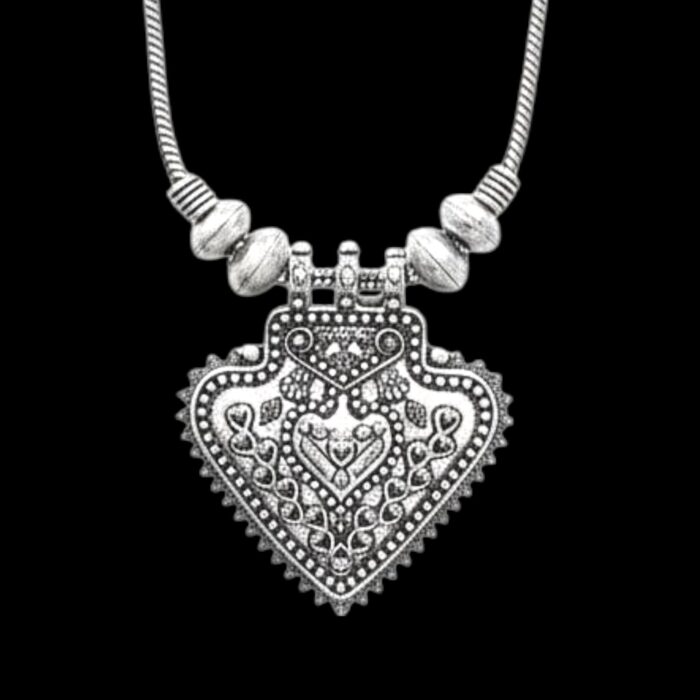 Oxidized Pendant chain necklace - Image 6