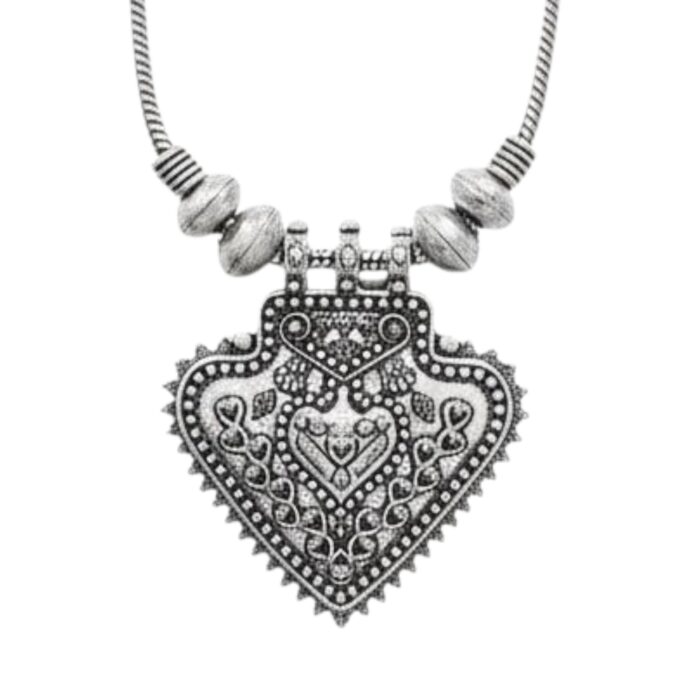 Oxidized Pendant chain necklace - Image 4