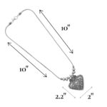 Oxidized Pendant chain necklace - Image 5