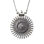 Oxidized Pendant chain necklace - Image 5