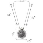 Oxidized Pendant chain necklace - Image 4