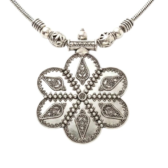 Oxidized Pendant chain necklace - Image 5