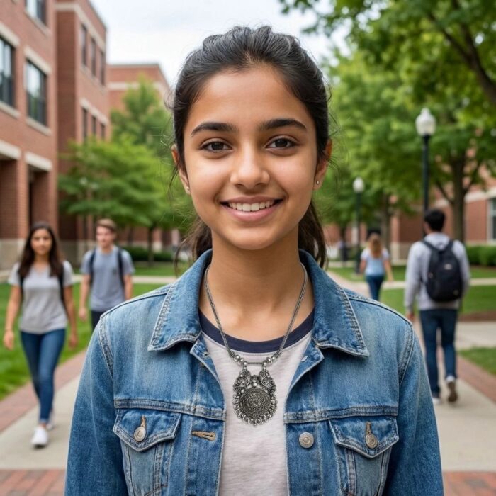 Oxidized Pendant chain necklace - Image 2