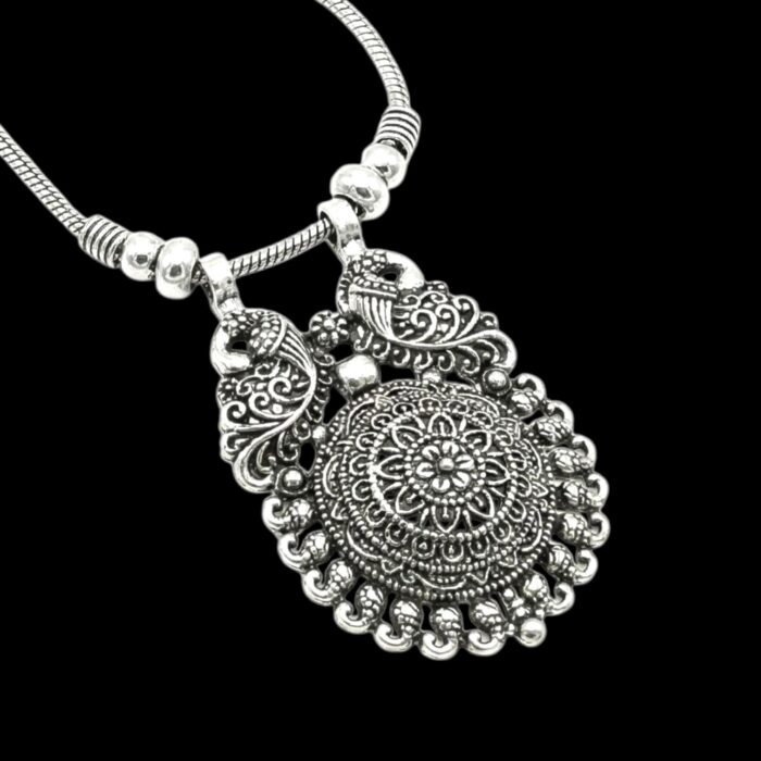 Oxidized Pendant chain necklace - Image 6