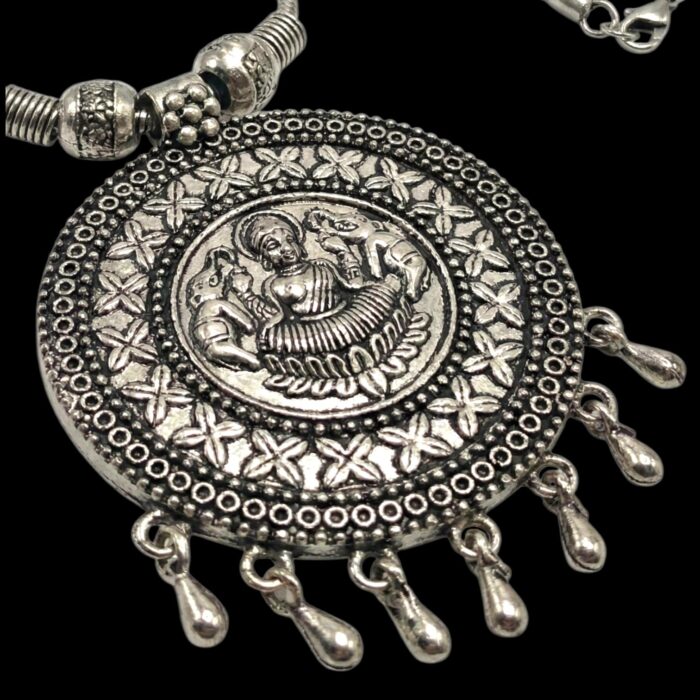 Oxidized Pendant chain necklace - Image 6