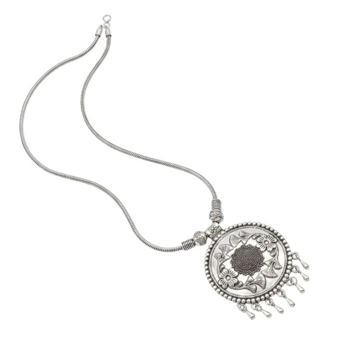Oxidized Pendant chain necklace - Image 5