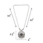 Oxidized Pendant chain necklace - Image 4