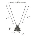 Dimensions of Nickel free Brass Pendant with Chain