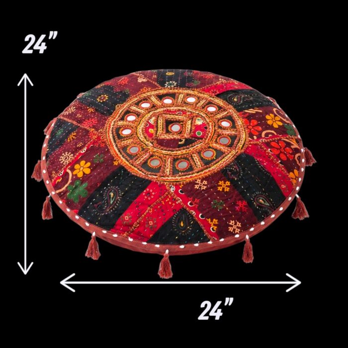 Dimensions of floor cushion | Boho pouf
