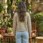 Comfortable cotton lined women’s jacket - Back View