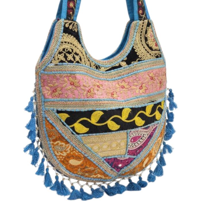 Tassel Handbag Embroidered Deluxe Beaded - Image 3