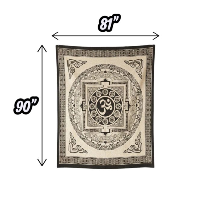 OM Black-White Tapestry - Big - Image 5