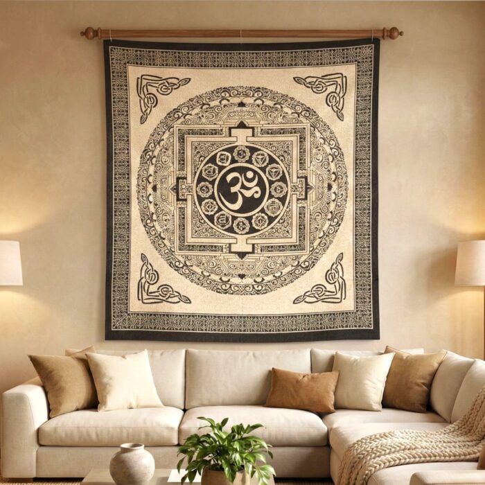 OM Black-White Tapestry - Big - Image 3