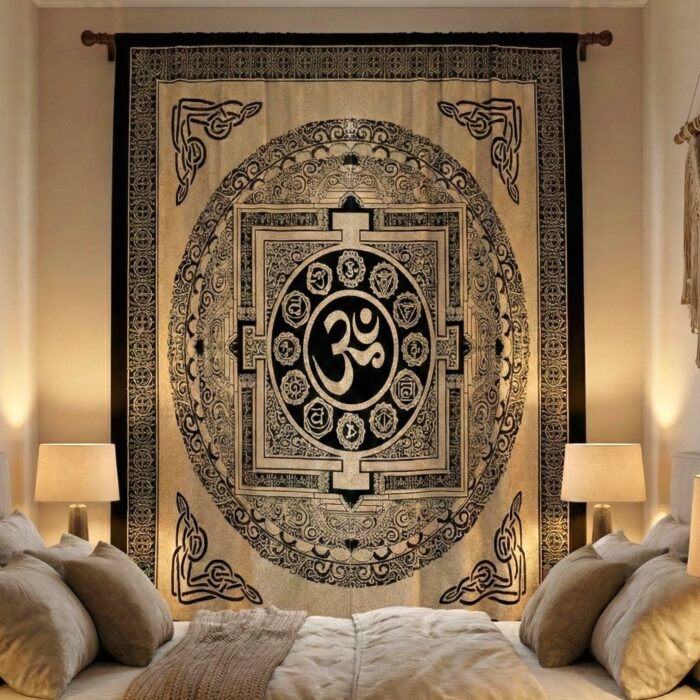 OM Black-White Tapestry - Big - Image 2