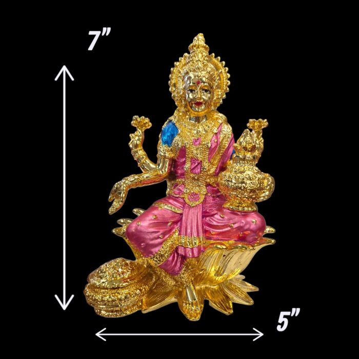 Dimensions of the Lakshmi Idol for home mandir and gift