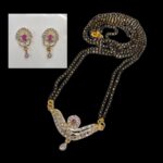 Mangalsutra with Earrings | AD mangalsutra - Image 3
