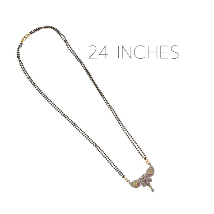 Mangalsutra with Earrings | AD mangalsutra - Image 2