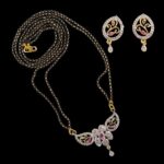 Mangalsutra with Earrings | AD mangalsutra - Image 4